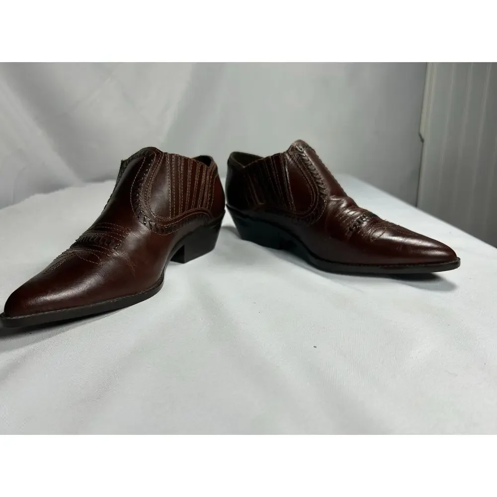 Venus genuine leather women’s brown  Shoes Made in Brazil size 9 western